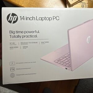 HP 14 inch Light Pink Laptop